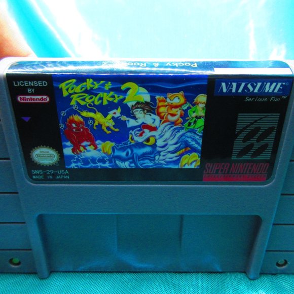Pocky & Rocky 2 For The Super Nintendo - Picture 5 of 12